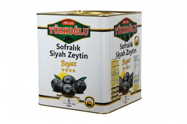 Sofralık Siyah Zeytin - Beyaz - S - 10 kg